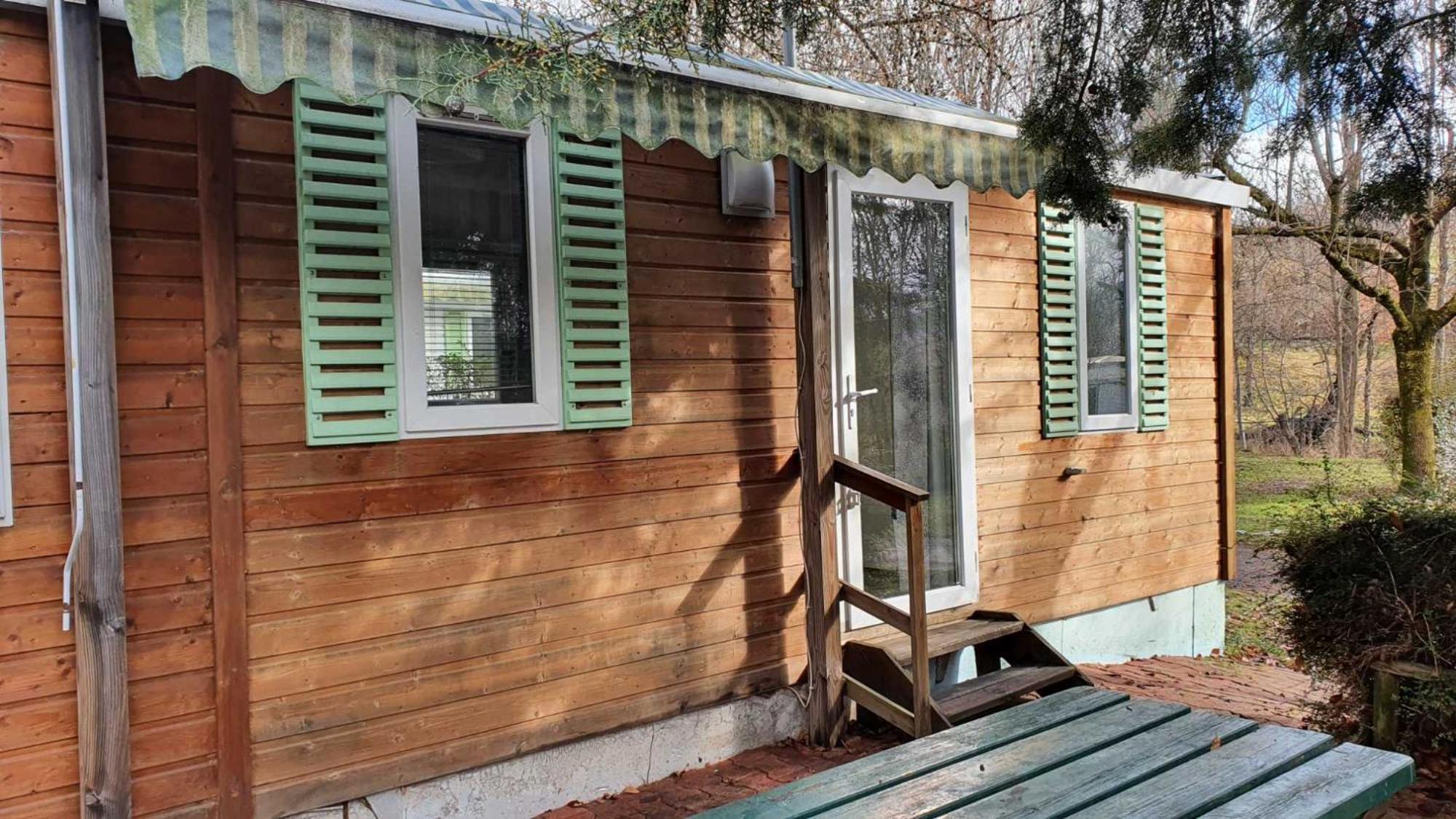 Camping L'Enclave Mobil-Home Estavar Luaran gambar
